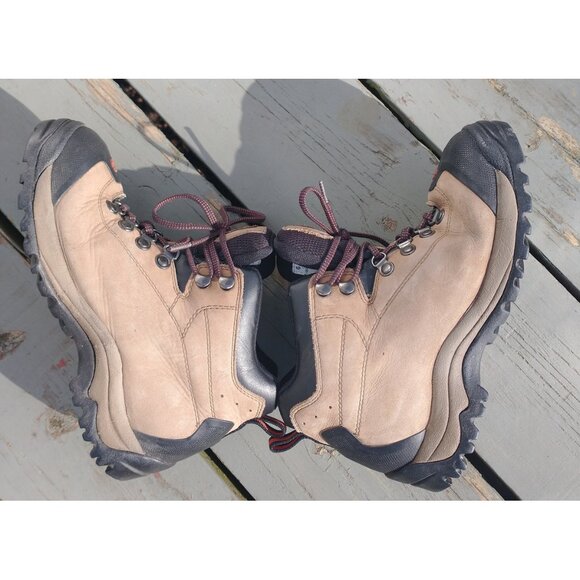 Timberland waterproof genuine brown/tan suede work boots, women's, size 6.5 - Picture 5 of 10